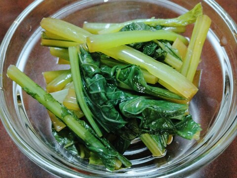 カブの葉のおひたし